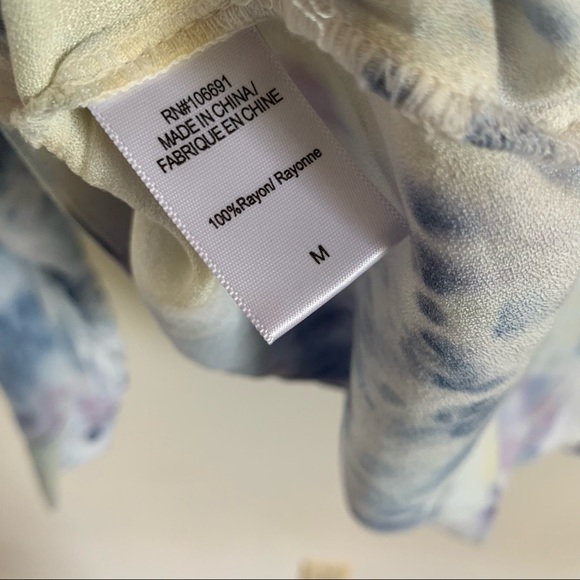 NWT YOUNG FABULOUS & BROKE tie dyed long sleeve boho top YFB NEW - Picture 6 of 11